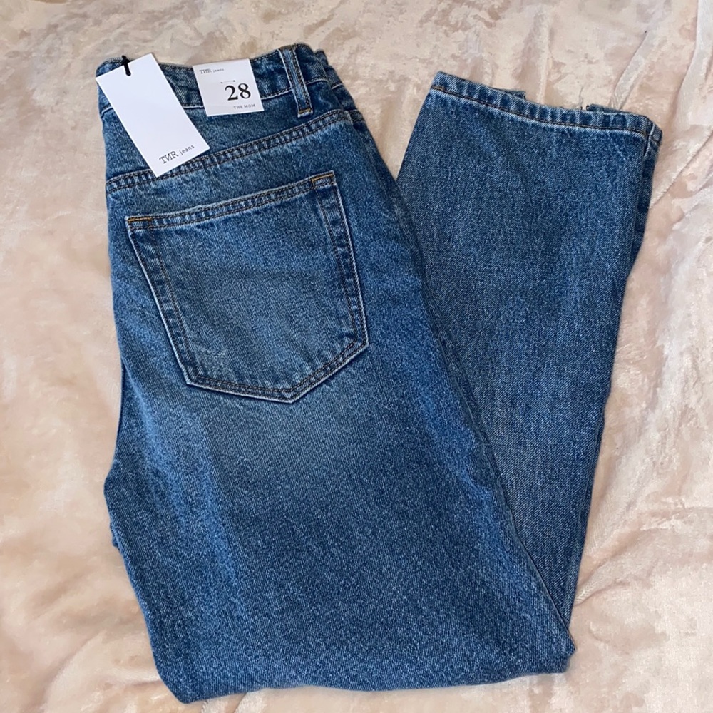 Vici Collection Mariah High Rise Crop Mom Jeans